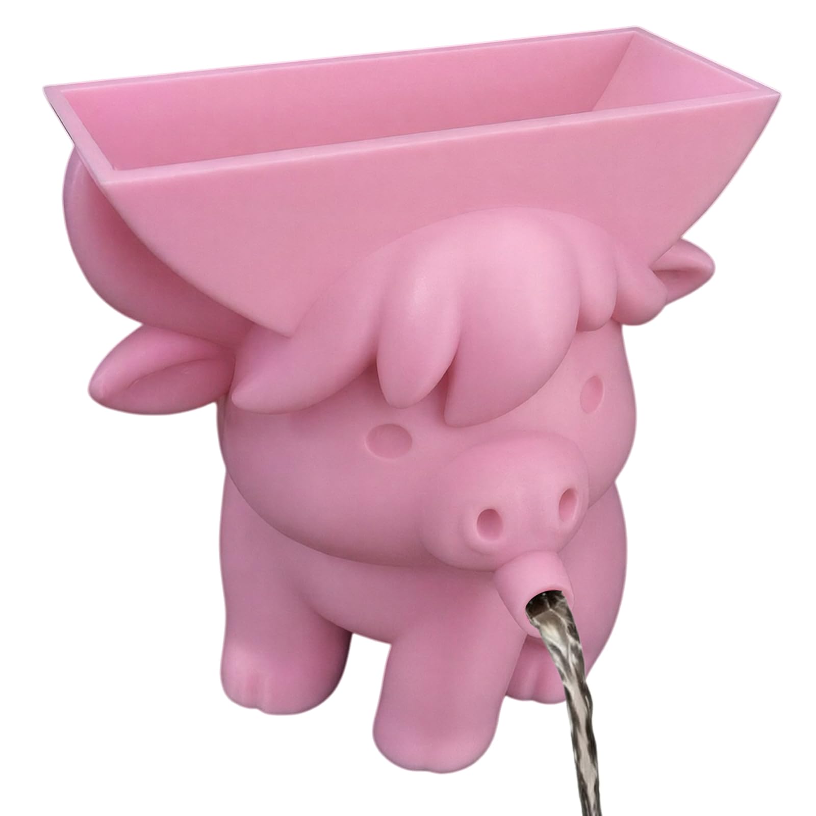 Introti Highland Cow Kitchen Sponge Holder with Drainage Sponge Drying Holder Sink Caddy Organizer for Kitchen Bathroom Counter Home Apartment Decor (Pink)