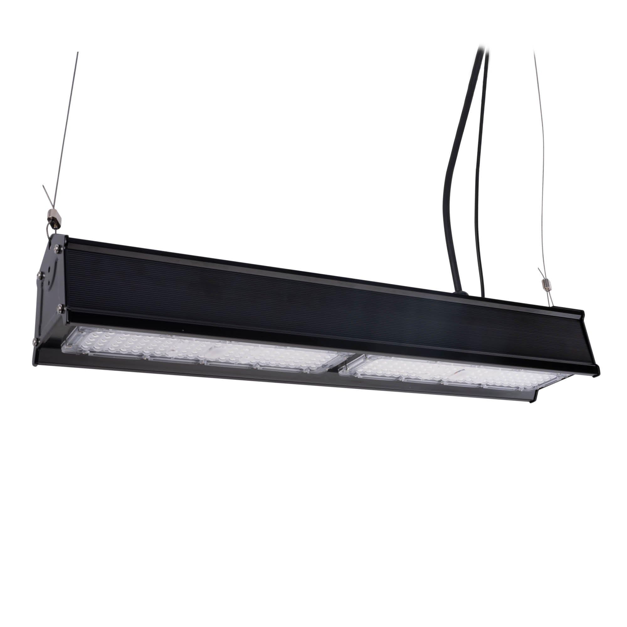 Ledvion - LED Lineal High Bay 100W (6000K, 175lm/W, regulable, IP65), 5 Años de Garantía, Eficiencia Energética
