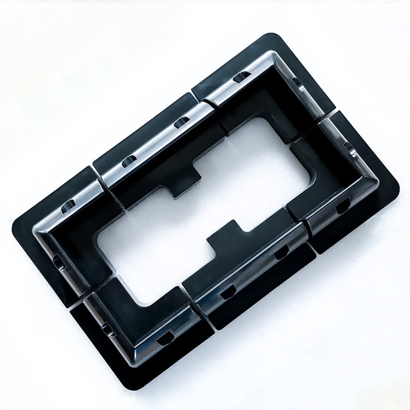 Staffa Per Pannello Solare, Staffa Angolare Pannello Solare, Staffa Angolare in Plastica, Staffe Pannello Solare ABS Per Tetto Campeggio Furgoni Roulotte Qualsiasi Superficie Piatta,6pcs