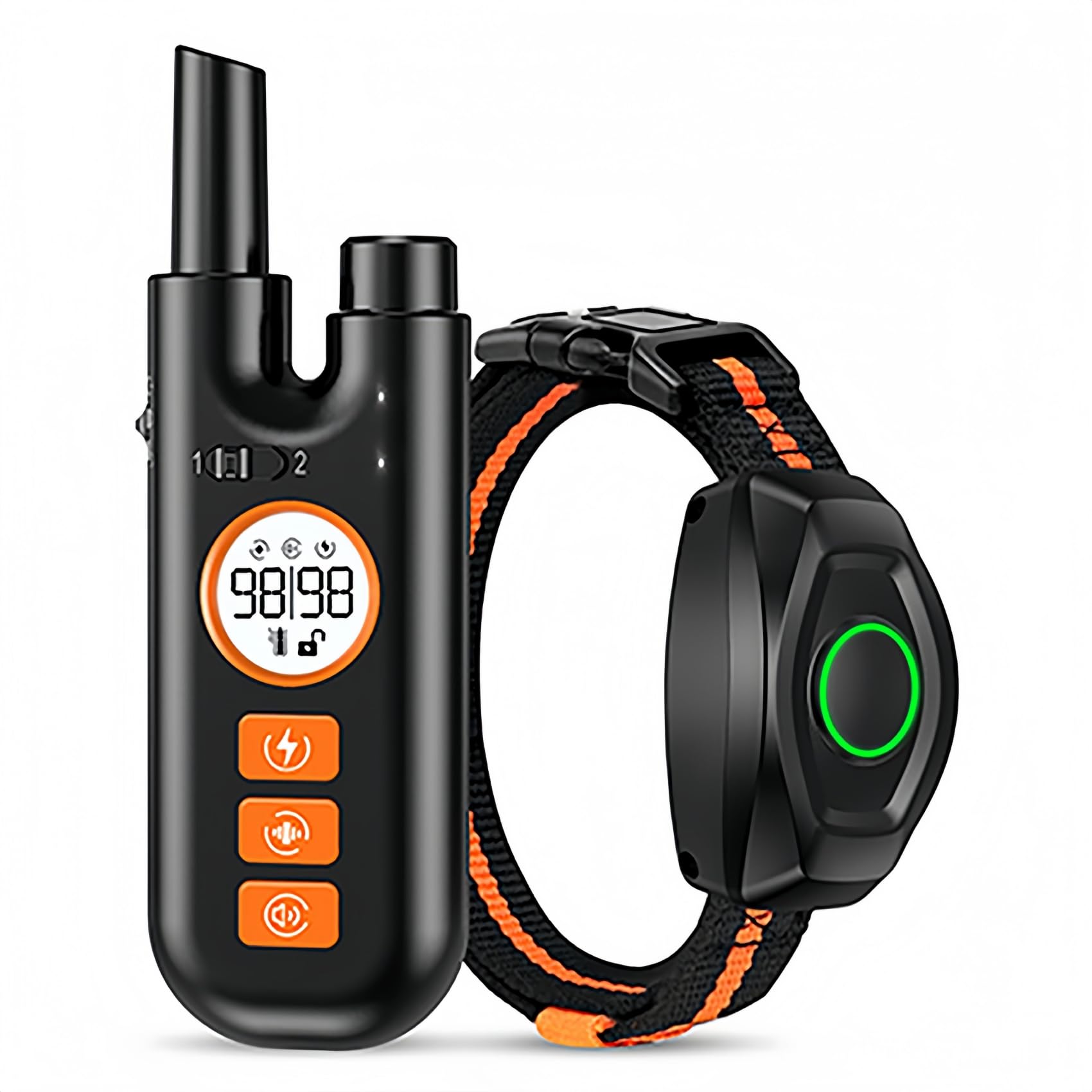 Dog Shock Collar for Dogs Dog Training Collar with Remote Control Range 1300Ft 3 Training Modes Beep Vibration