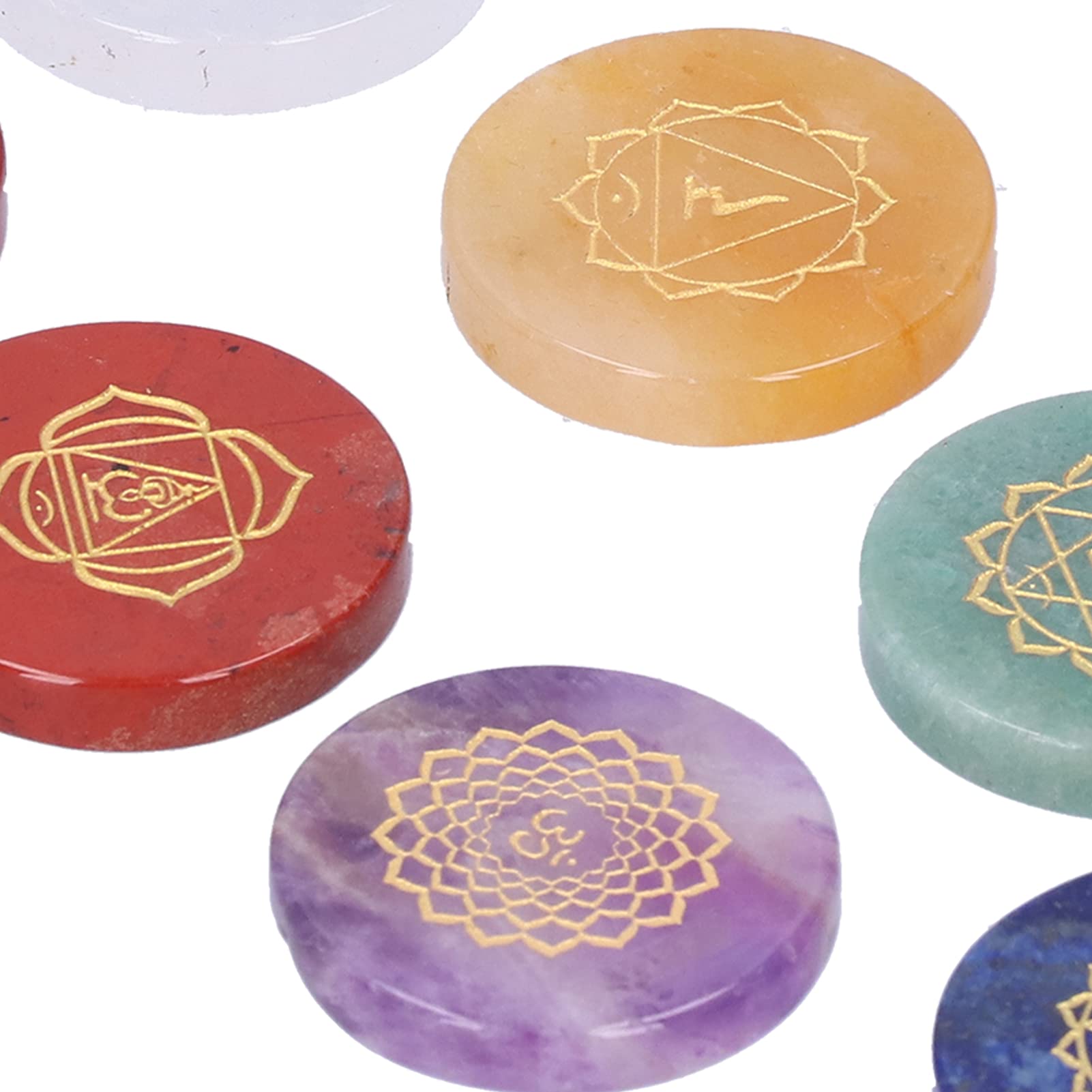 Chakra Set, Chakra Stones Natural Crystal Set Único Para Reiki Para Chakra Equilibrio, Piedras De Chakra De Cristal Curativo Natural Para Terapia De Cristal Para Meditación Para Curación
