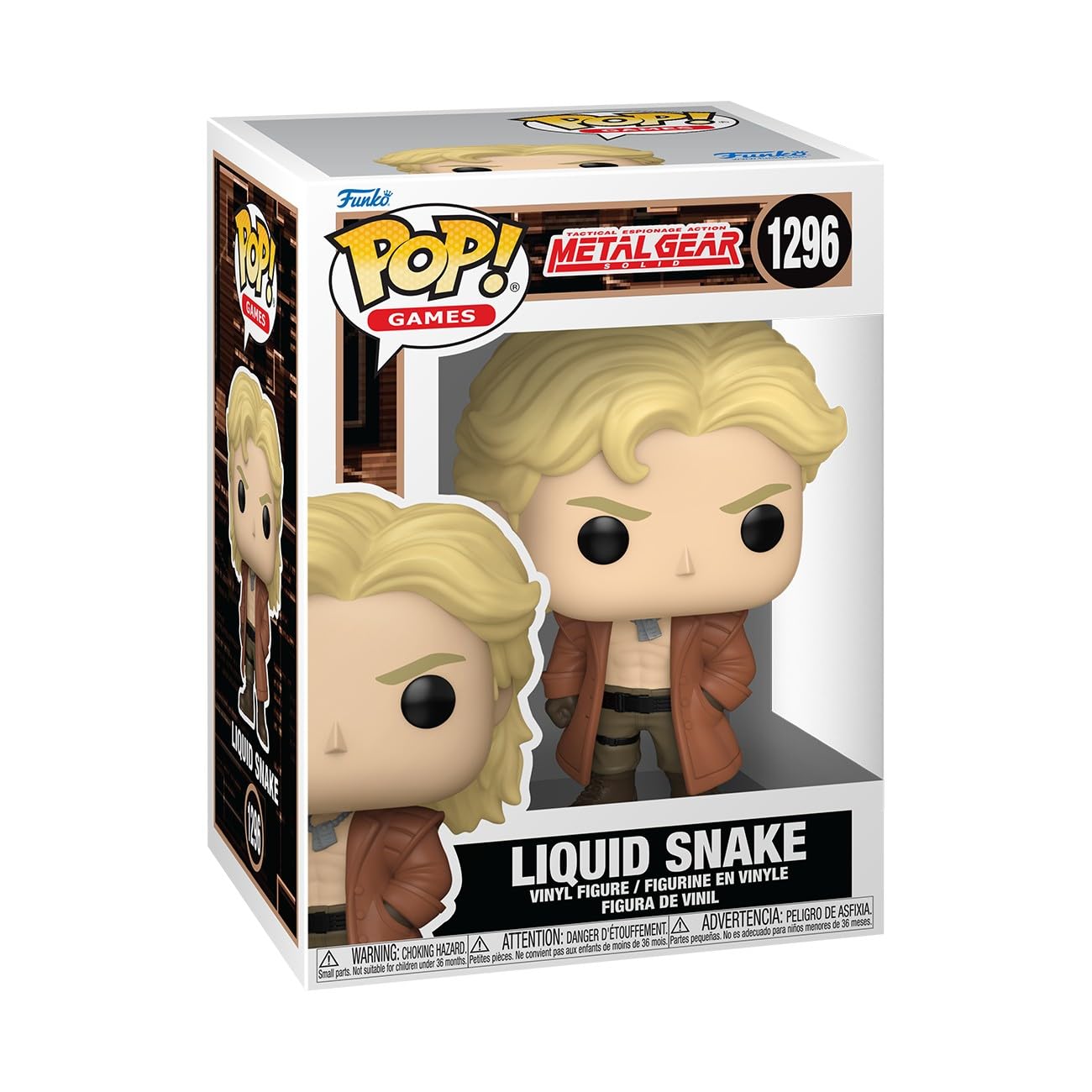 Funko Pop! Games: Metal Gear Solid - Liquid Snake - Figura de Vinilo Coleccionable - Idea de Regalo - Mercancía Oficial - Juguetes para niños y Adultos - Figura Modelo para coleccionistas