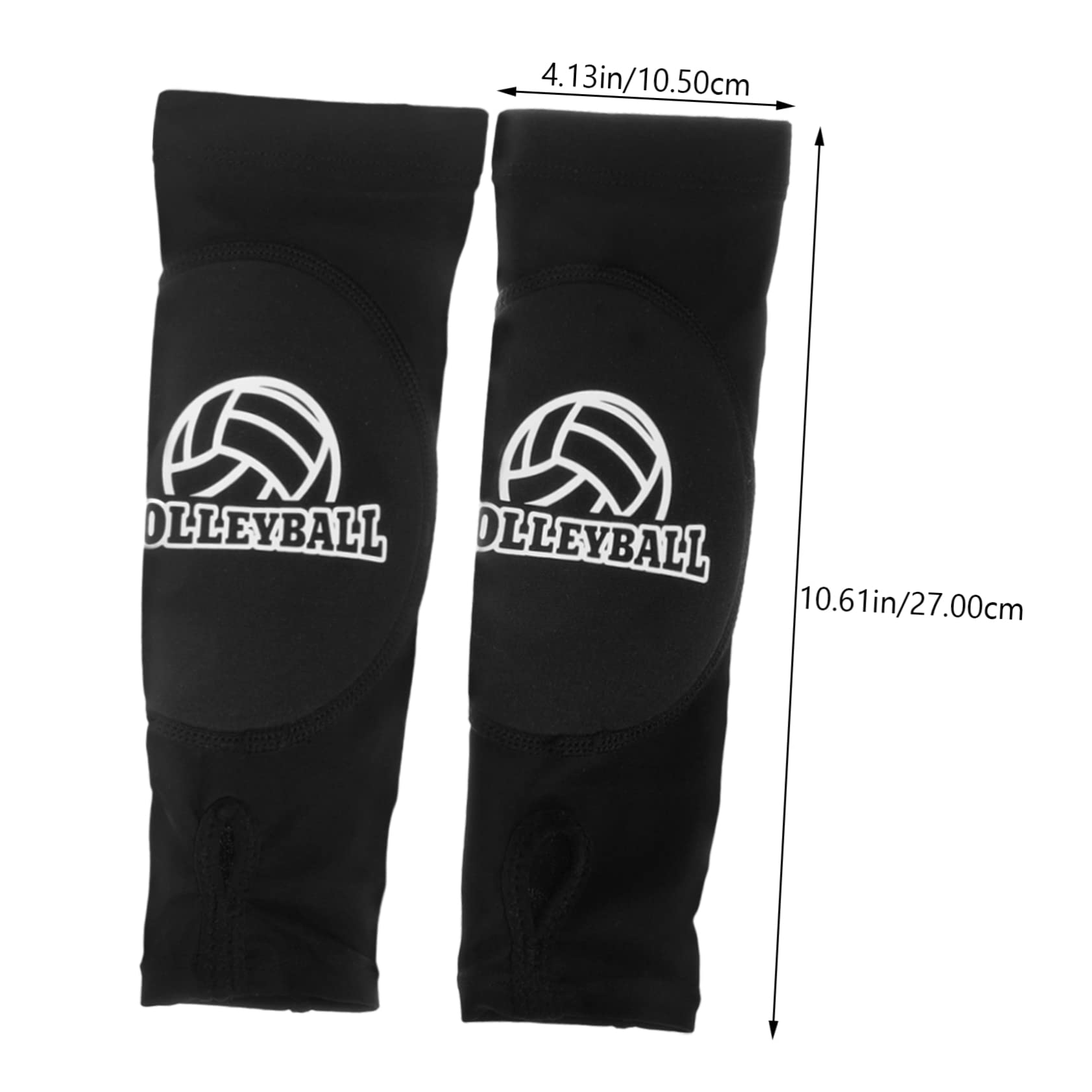 KOMBIUDA 2 Pairs Elastic Sports Arm Protectors with Padded Wrist Covers for Volleyball and Basketball Breathable Comfortable Wrist Guards for Training and Exercise Cool Cherry Blossom