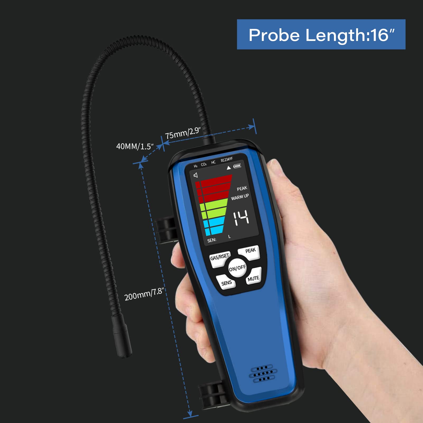Buy Refrigerant Leak Detector, Aprvtio Halogen Freon Leak Detector, Freon Sniffer Detector and