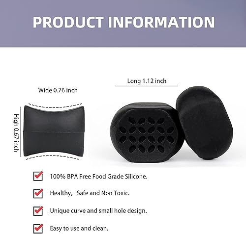 Miniatura 3 de DECANJOINS Ejercitador de mandíbulaEjercitador facialAprieta y fortalece, apunta a tu barbilla, labios y pómulosHaz que tu cara sea joven y vigorosa