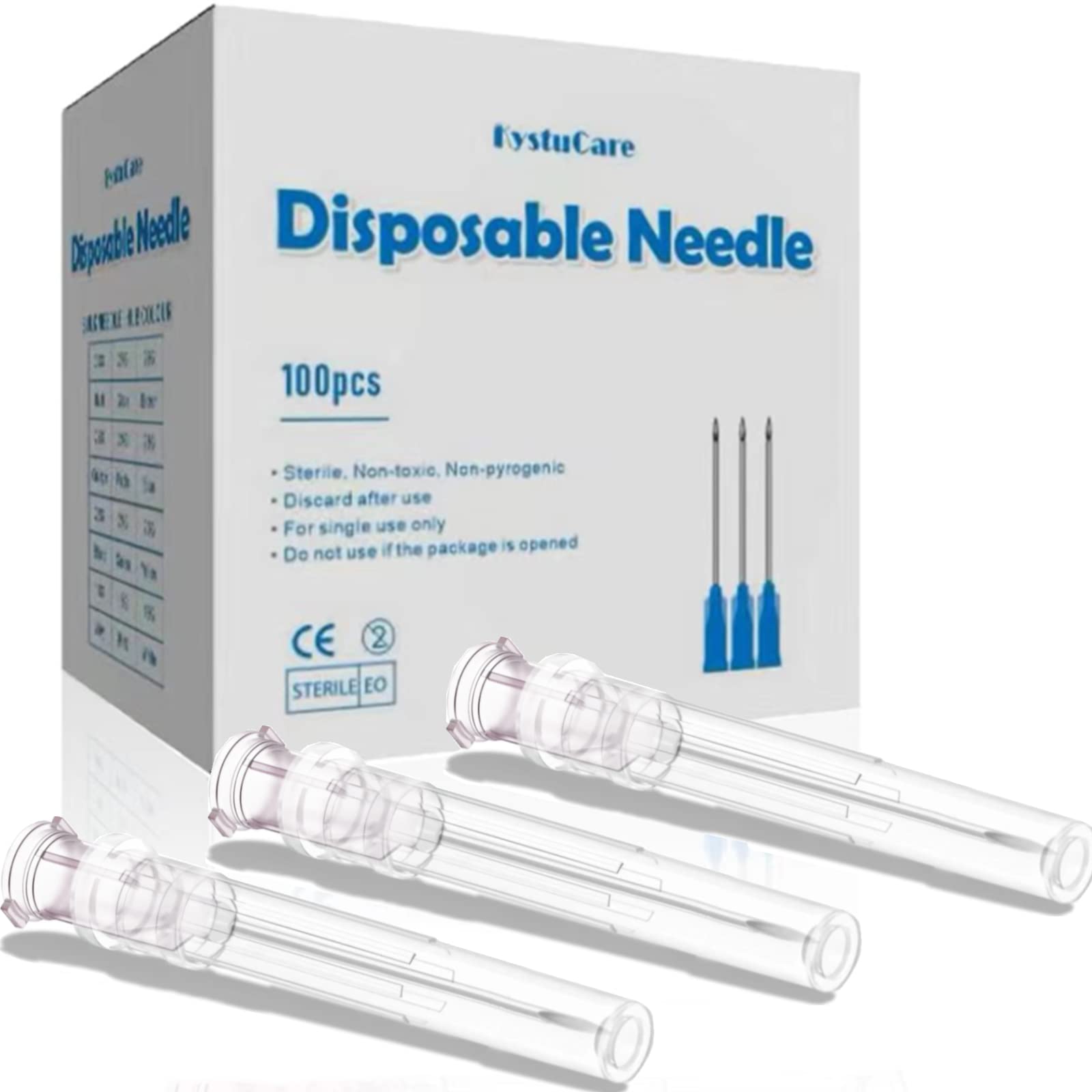 100Pcs 16Gauge 1.25 Inch Lab Dispensing Needle Accessories for Industry Precision Applications, Scientific Research, Animal and Plant Supplies, Individually Sealed Package