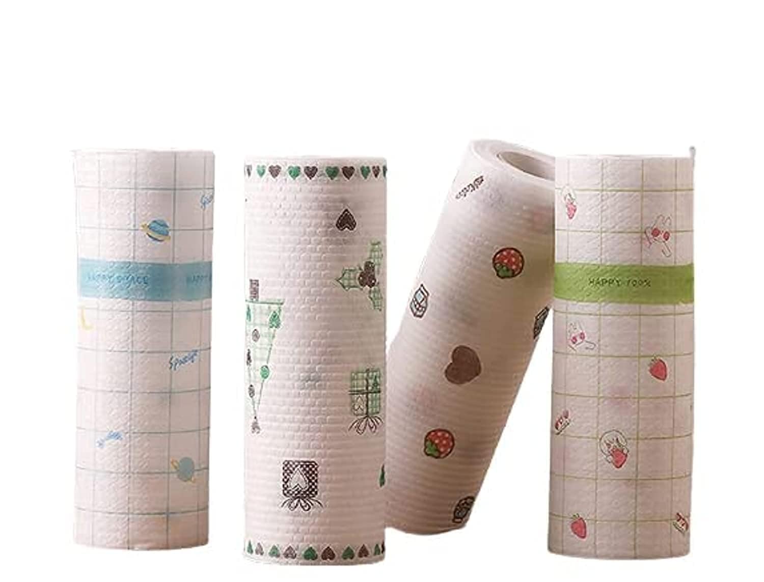 Non-Woven Reusable and Washable Kitchen Printed Tissue Roll - Non-Stick Oil Absorbing Paper Roll - Special Paper Towel Wipe - Dish Cleaning Cloth - 50 Sheets (pack of 1) (B0D574ZJ8L) Amazon Price History, Amazon Price Tracker
