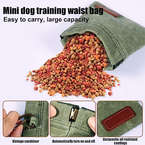 SAVITA Bolsa pequena de petisco para cães, bolsa para treinamento de filhotes, impermeável, portátil