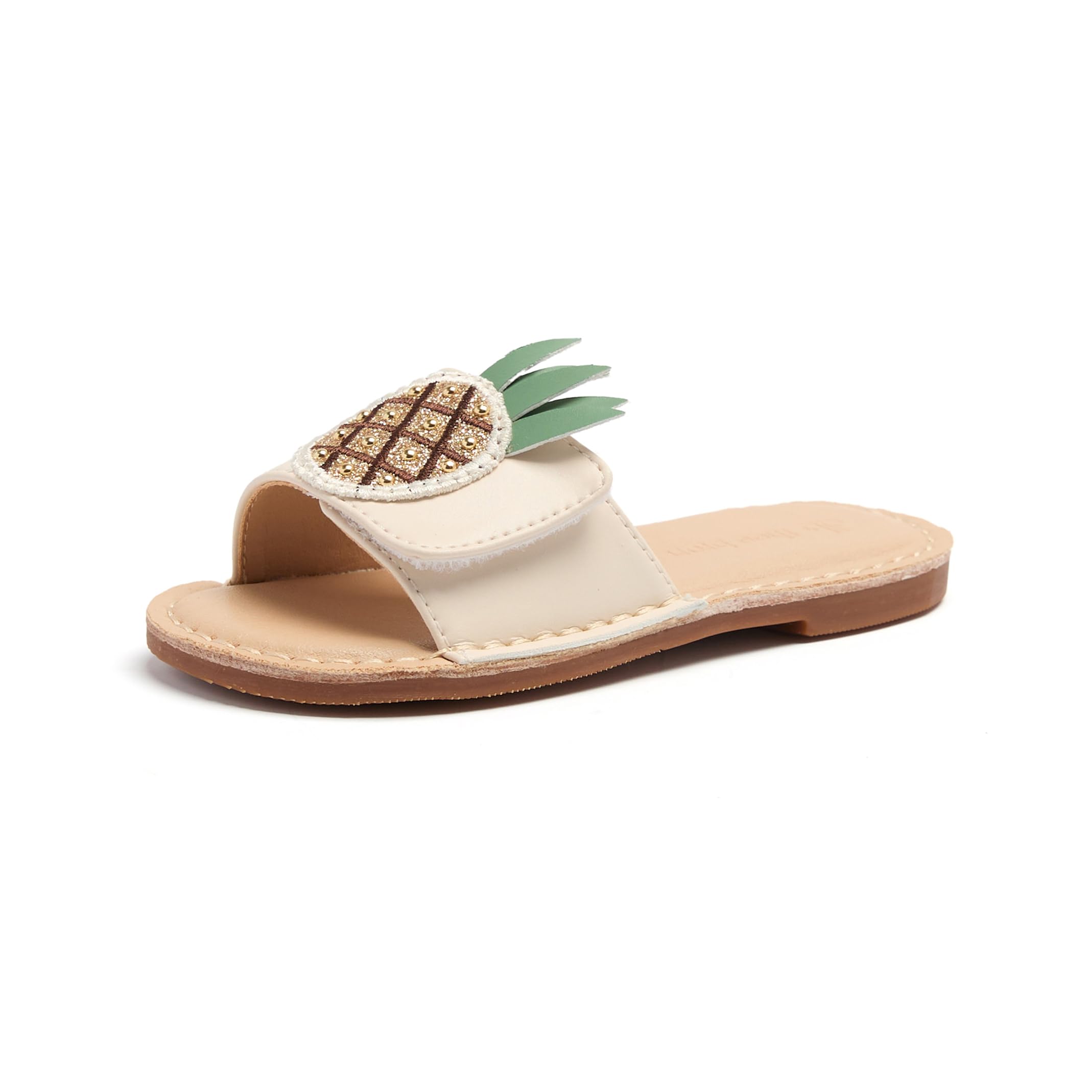 THEE BRON Girls Cute Slip-On Slippers Stylish Sandals for Toddlers & Kids