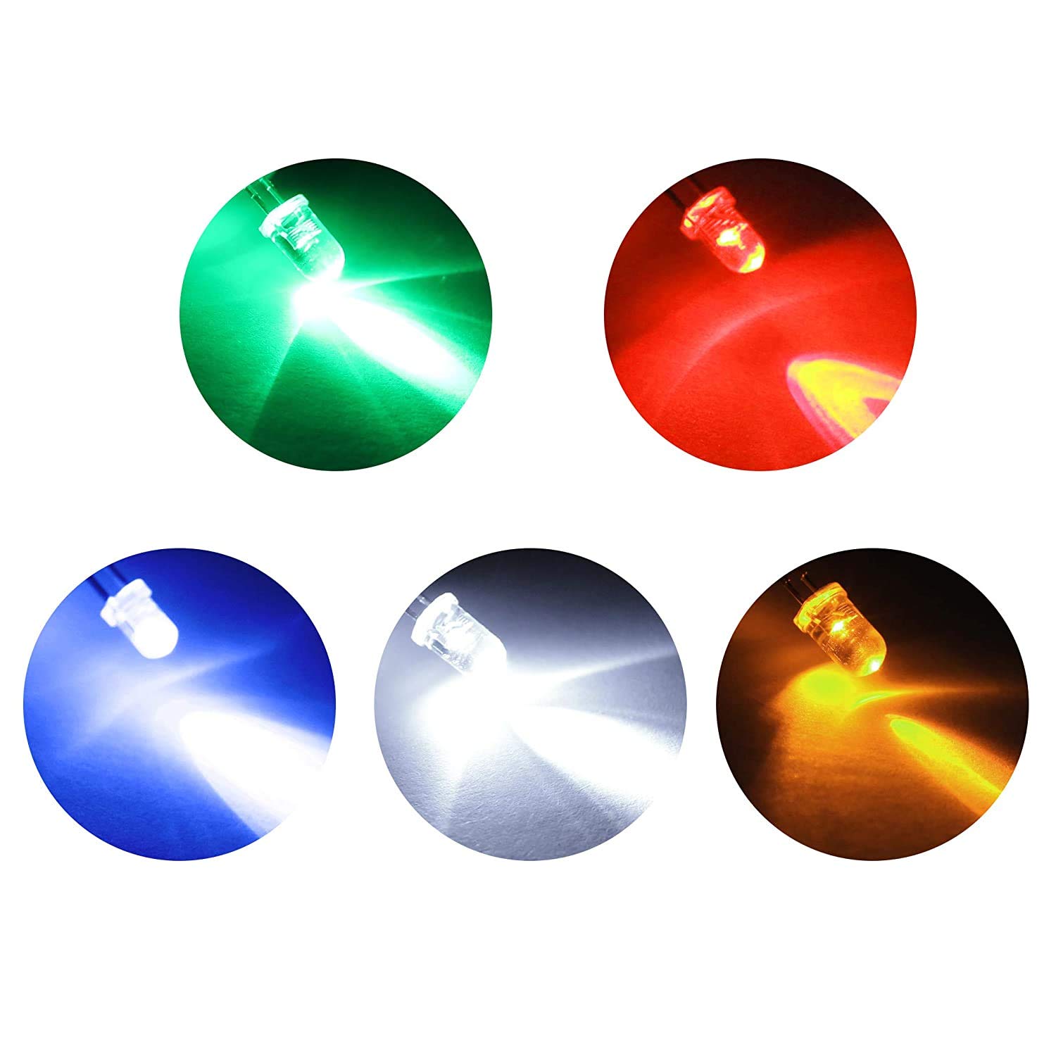 1000pcs Diodes LED, Diode Électroluminescente, Diodes