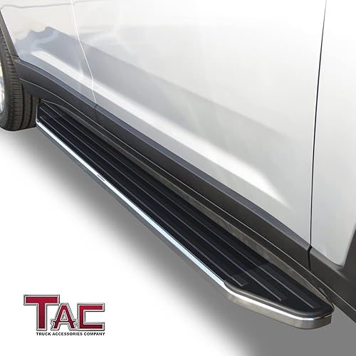 Miniatura 3 de TAC - Estribos para Jeep Grand Cherokee L 2021-2024 | Grand Cherokee 2022-2025 (excluye los modelos 4xe 2022-2024) SUV de 5.5 pulgadas de aluminio