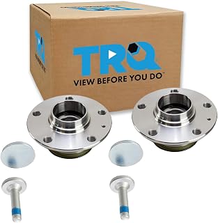 2 Piece Rear Wheel Bearing & Hub Assembly Set Compatible with 2006-2020 Audi A3 2016-2018 A3 Sportback e-tron 2012-2014 Volkswagen Beetle 2015-2019 e-Golf 2006-2021 Golf 2017 Golf R Golf SportWag