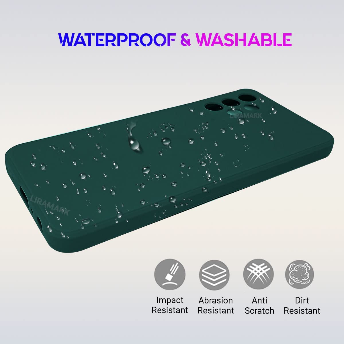 Samsung Galaxy A13 Case - Silicone Green -6