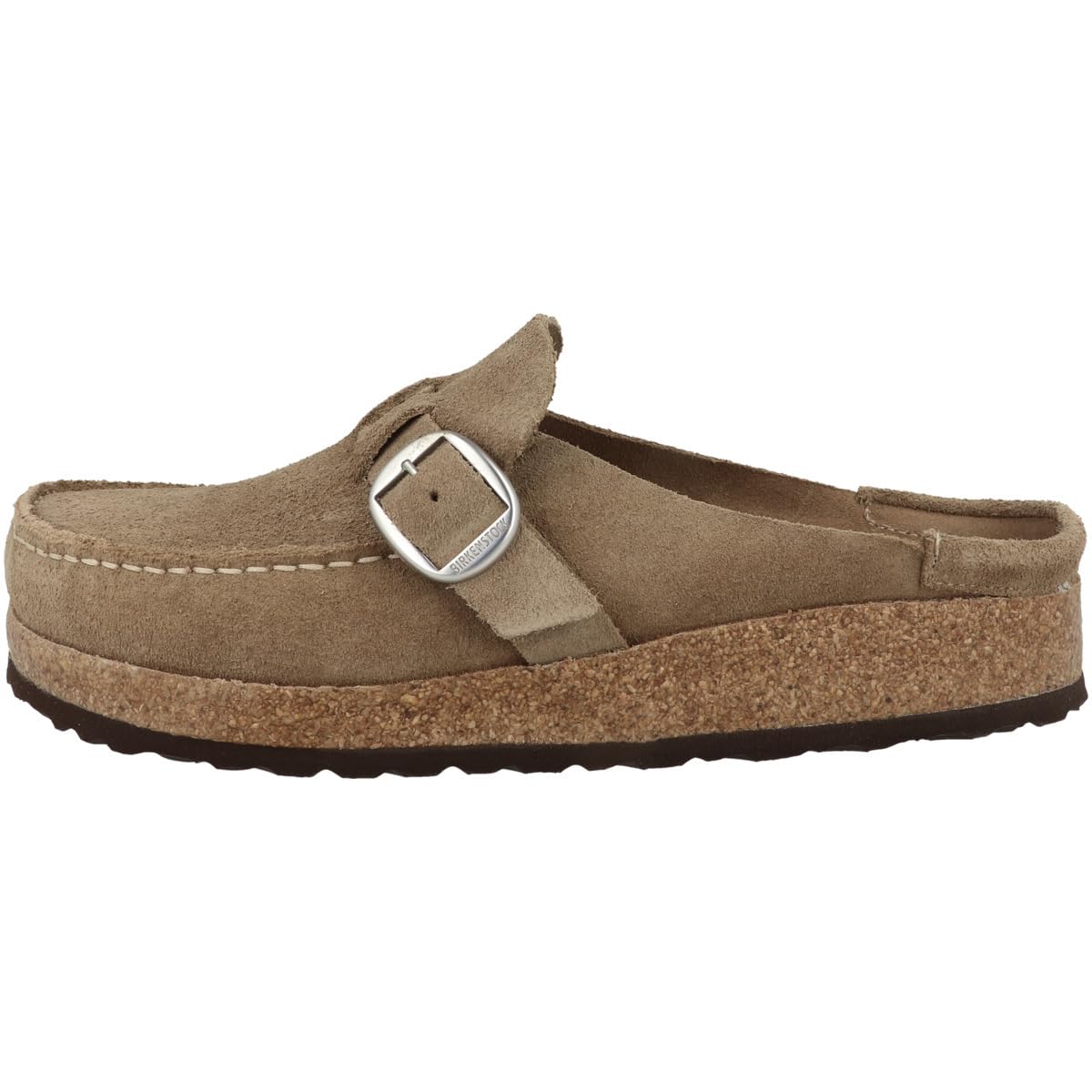Birkenstock Unisex Buckley Suede Leather Gray Taupe Sandals 9 W / 7 M US