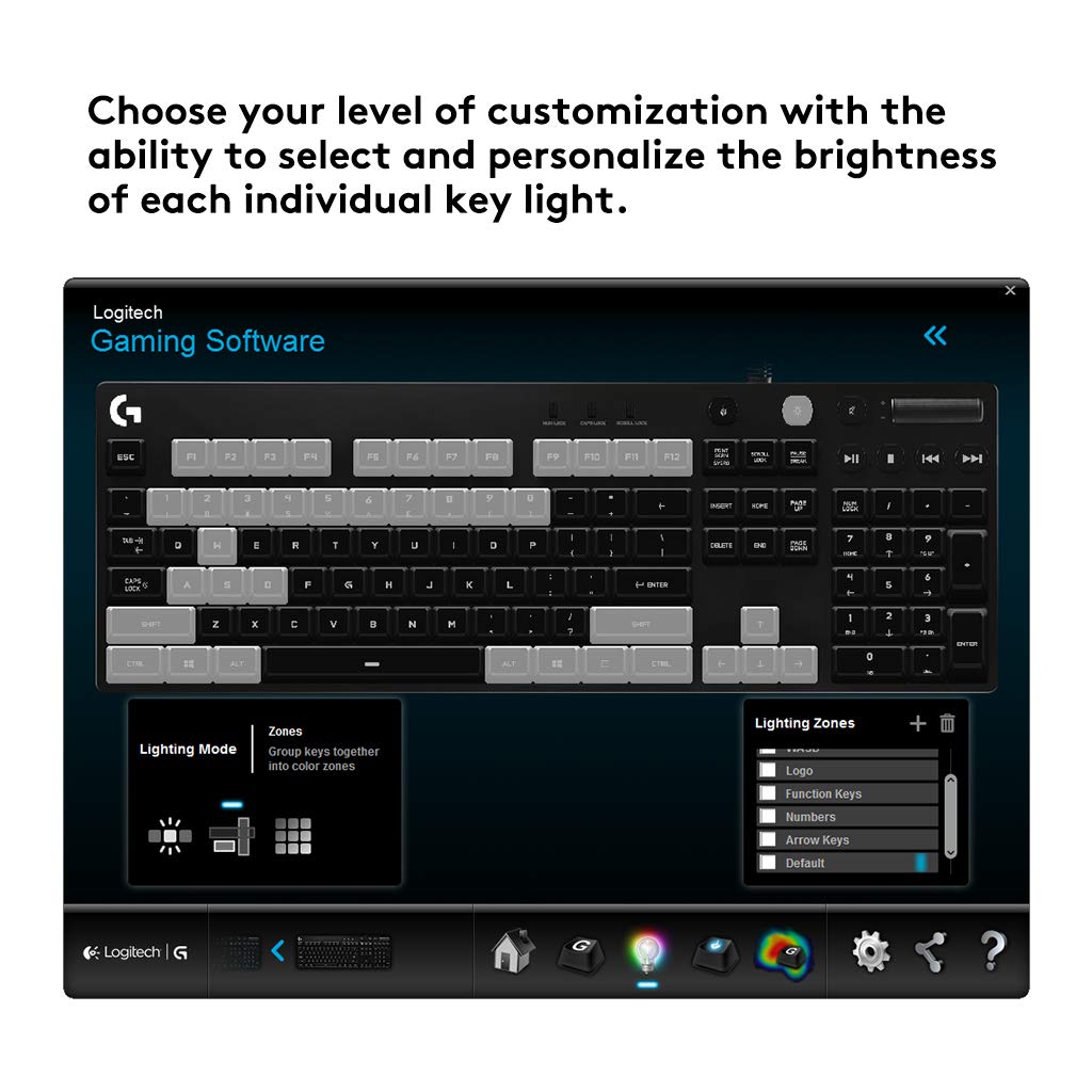 Logitech Orion G610 Backlit Gaming Mechanical Keyboard Cherry Mx Brown Amazon Sg Electronics