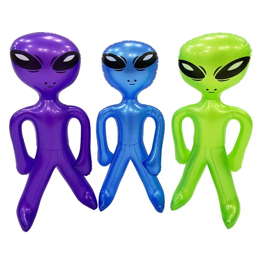 Pick & Choose Inflatable Fancy Dress Pool Float Accessory Props Summer Party (Alien, PVC)