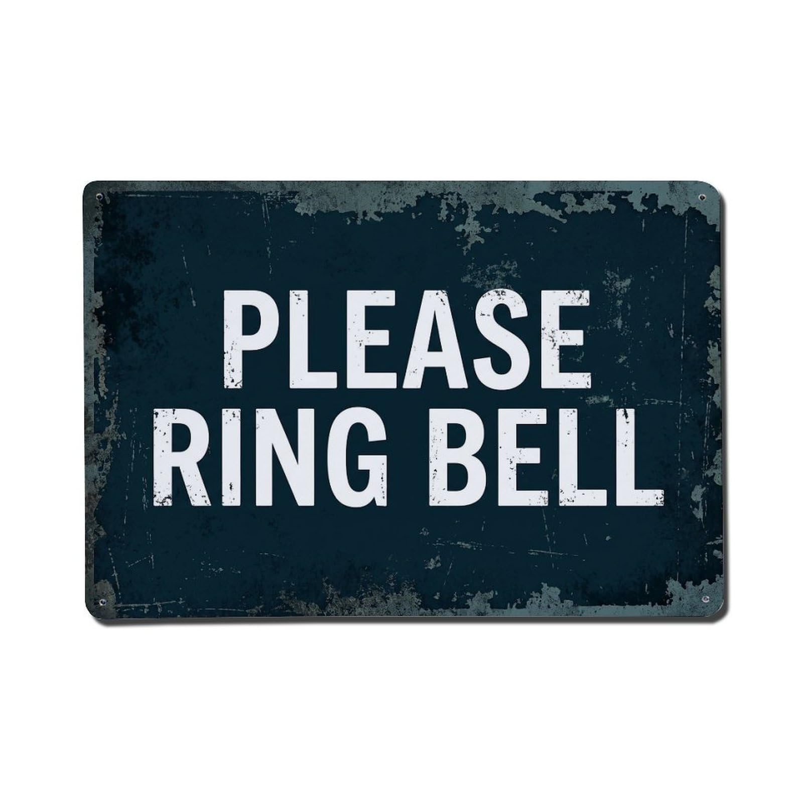 Vintage Please Ring Bell Metal Tin Sign Plaque Wall Decor for Cafe, Club Bar, Office, Garden Metal Poster 8x12Inch