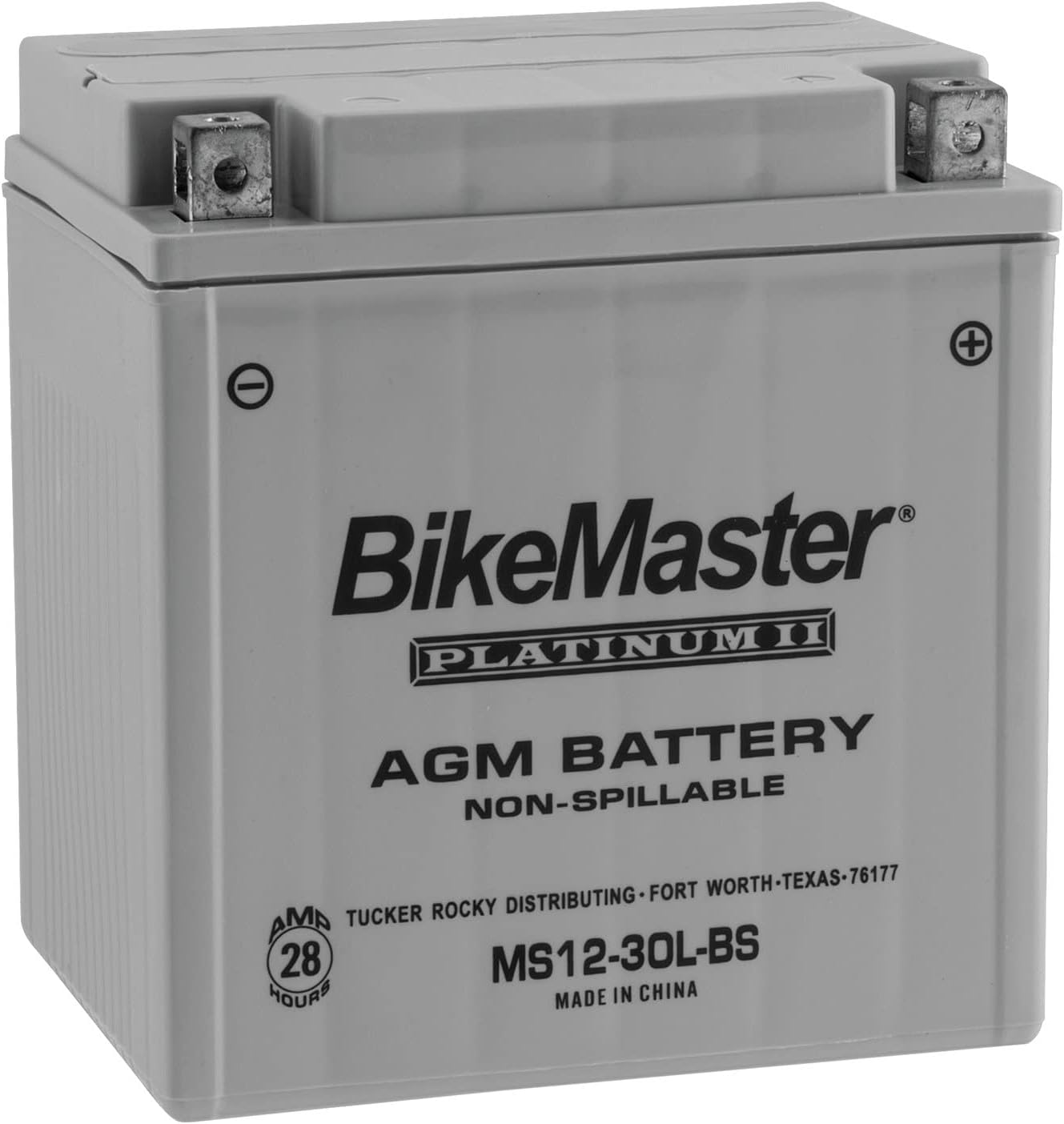 BikeMaster - AGM Battery - MS12-30L-BS (780728)