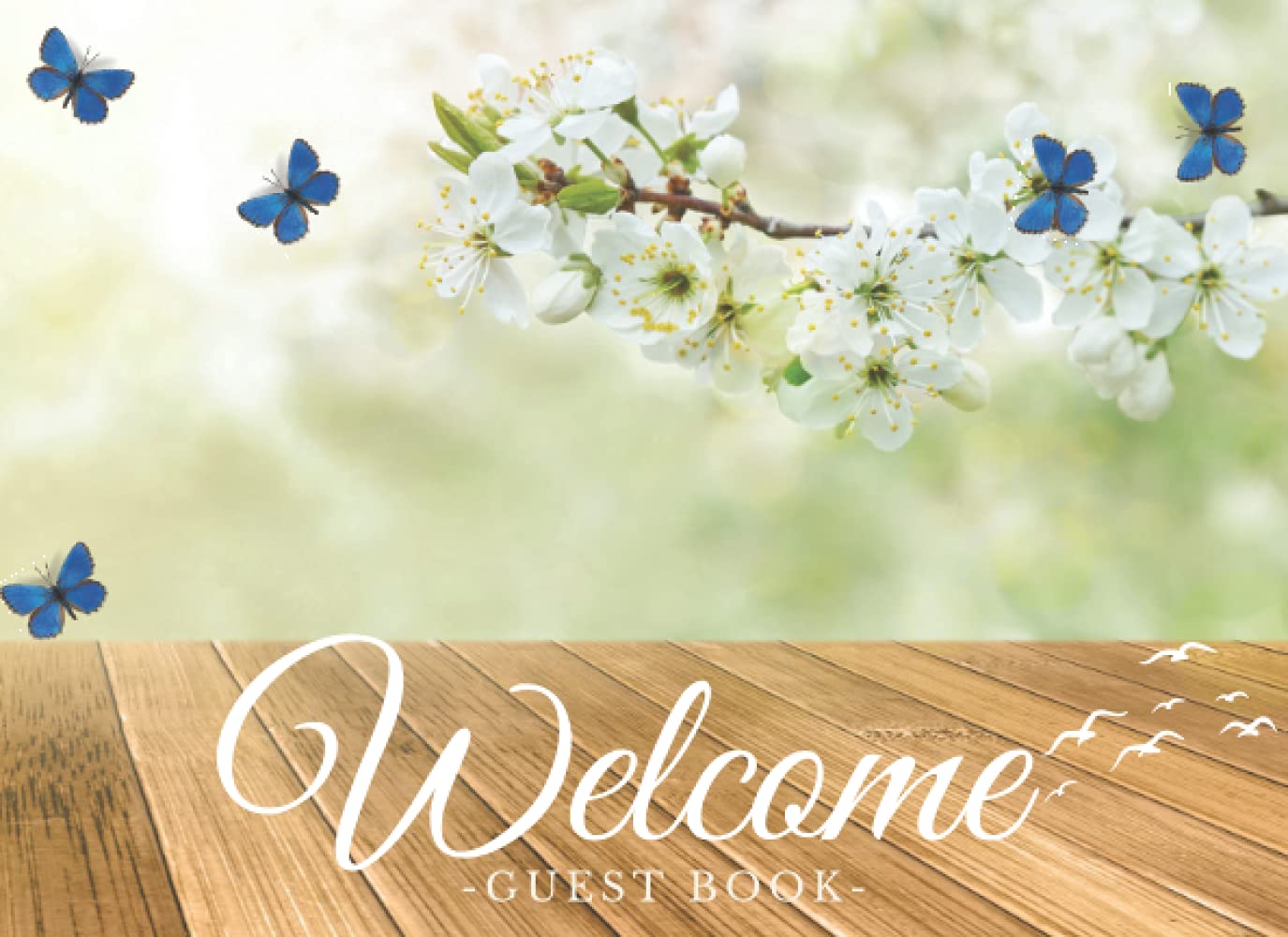 Guest Book To Sign, Welcome: Visitor Sign In Log Book For Beach House, Vacation Rentals, B&B, Guest House, Cabin, AirBnB, Hotel & More (Vacation Stay Guest Books)