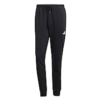 adidas Homme Essentials FEELCOZY French Terry Pant, Black/White