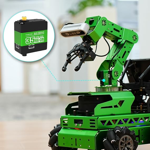 Hiwonder 35KG High Voltage Bus Servo HTD-35H Sevo with Three Connectors and Data Feedback