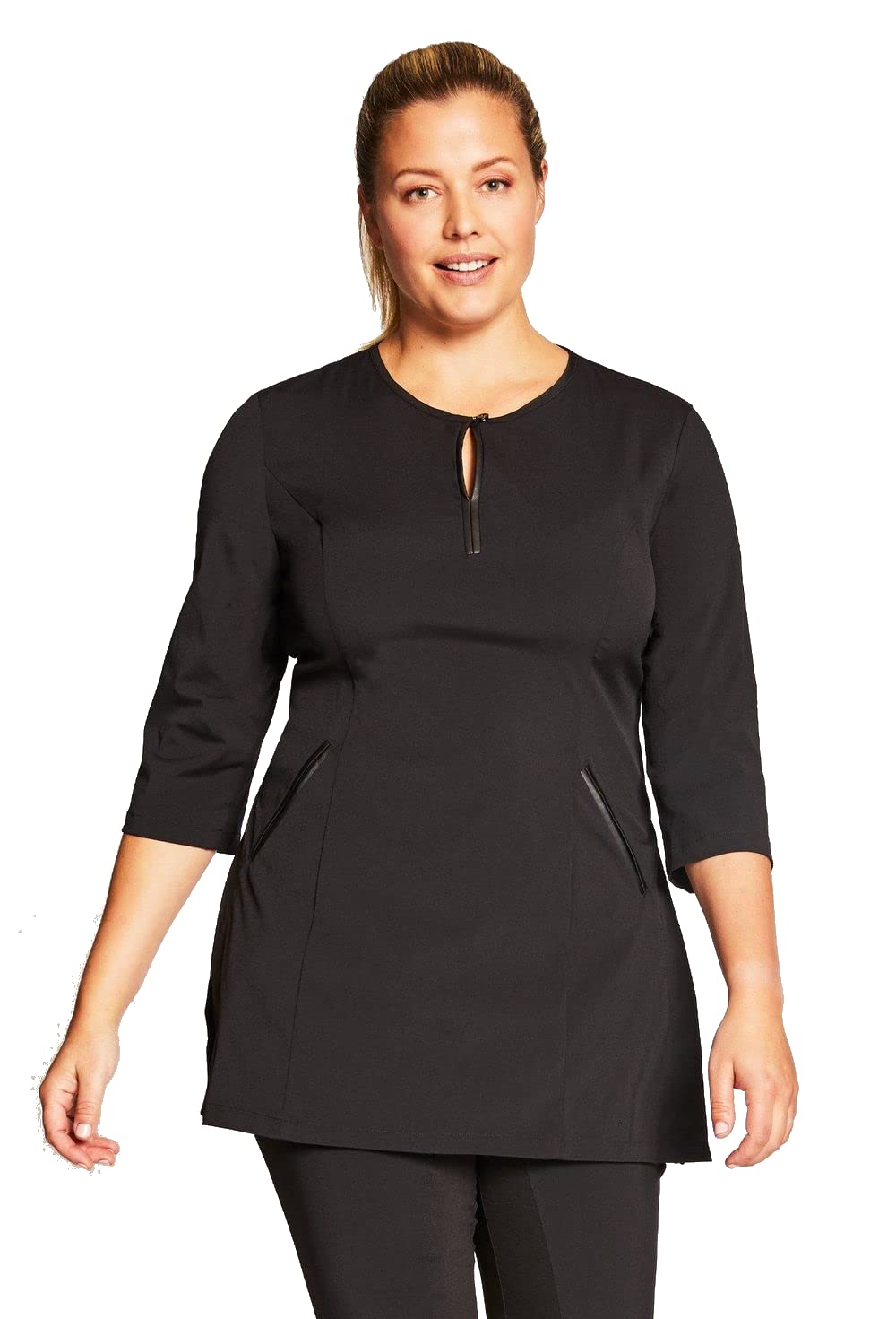 Noel Asmar Uniforms Coco A Line Tunic, Back Zipper, Two Front Pockets