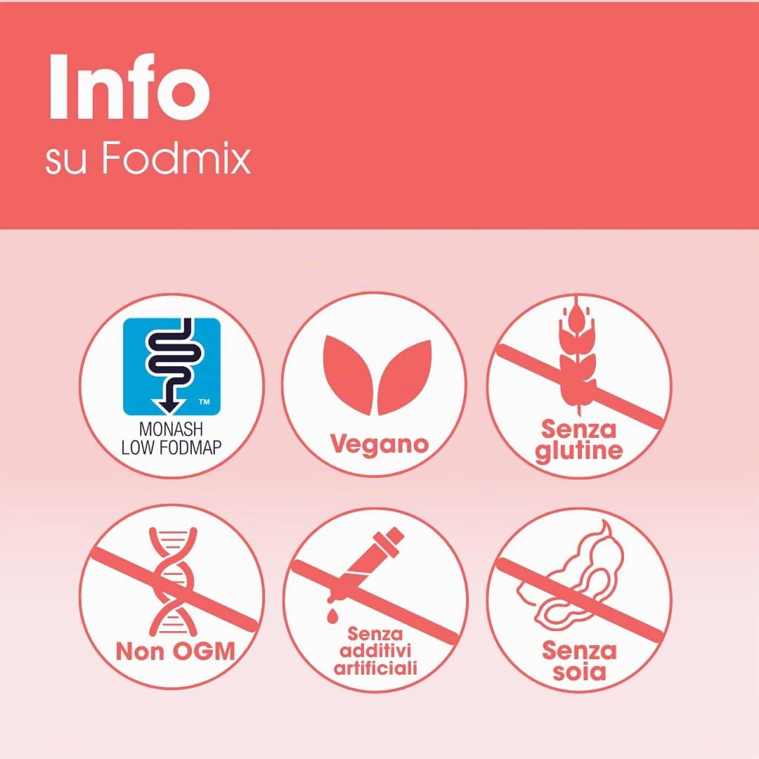 Intoleran Fodmix (Quatrase 10.000) Enzimi Digestivi - 36 capsule | Miscela di enzimi ad alta dose per i FODMAP, Vegano, Low FODMAP