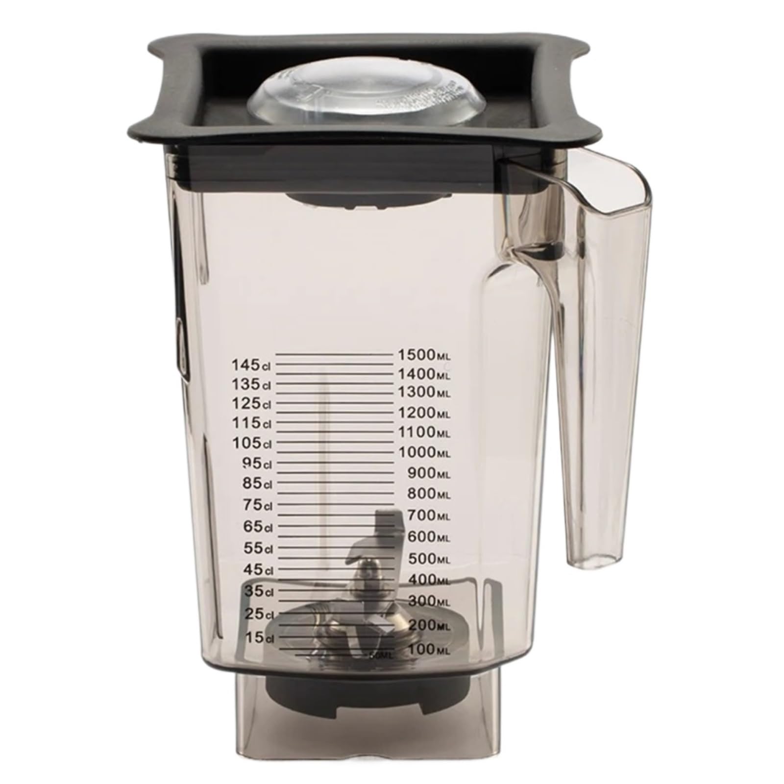 Compatibile con Blendtec, barattolo da 90 once, barattolo for frullatore da 3 quarti con lame in acciaio inossidabile e coperchio di ventilazione