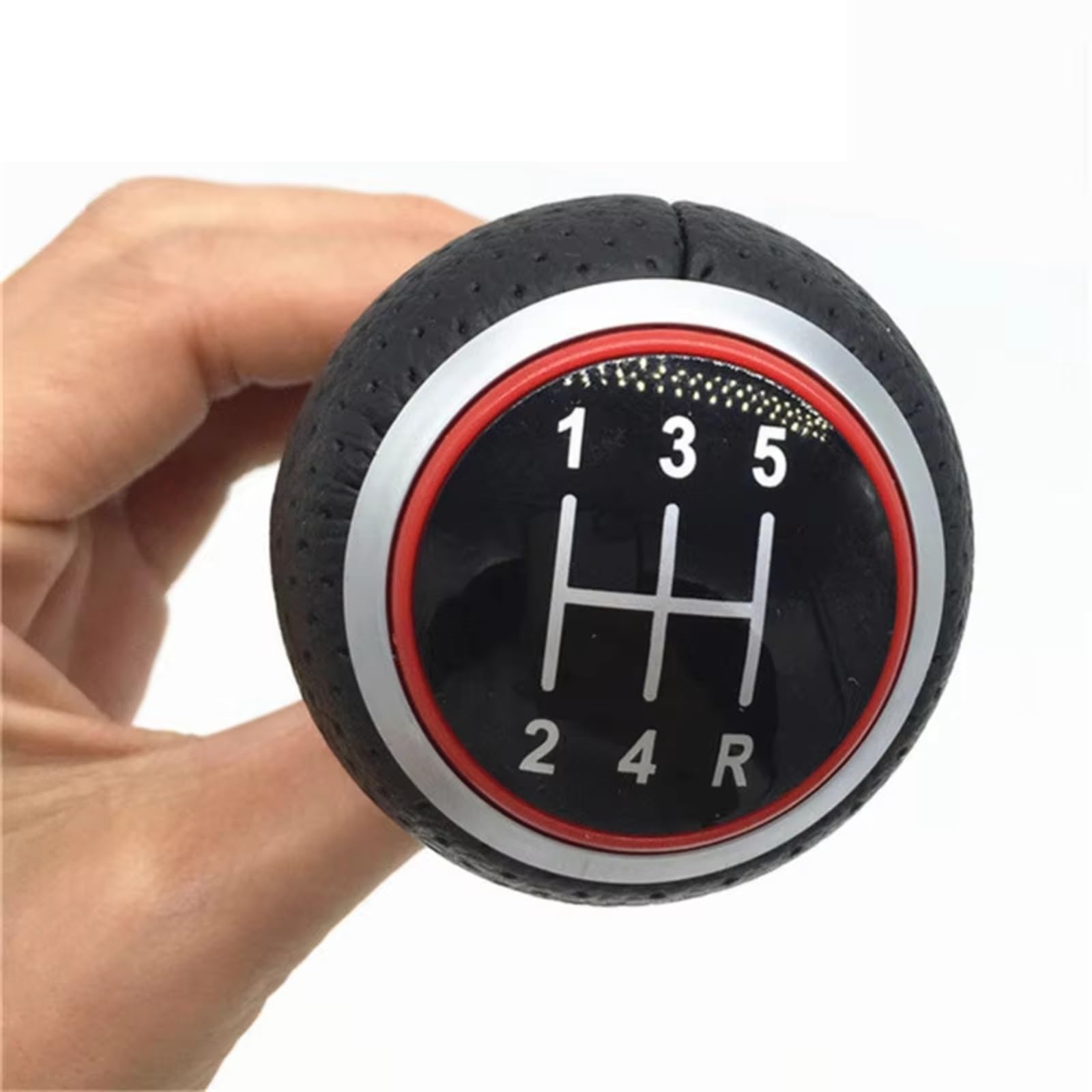 Hillar Red 12345R Car Gear Stick Knob For Ibiza 6J For Seat For Leon Mk1 12Mm 5/6 Speed Gear Shift Knob Lever Stick(Red 12345R)