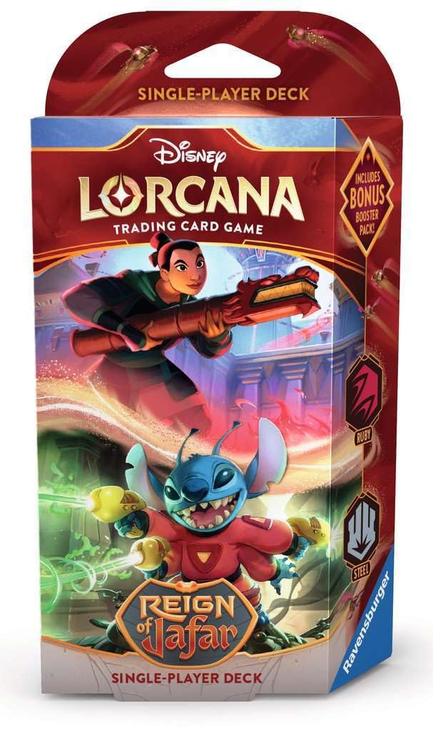 Ravensburger Disney Lorcana Trading Card Game - Starter Deck A - Set 8 Reign Of Jafar