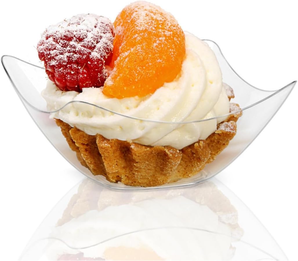 48pcs Ps Dessert Bowls with Non Slip Design for Bars