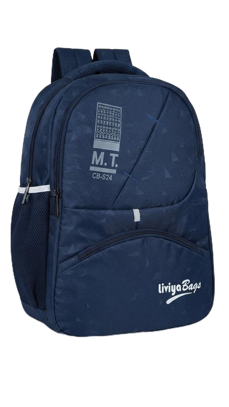 Navy Blue Backpack for Men and Women-image-39