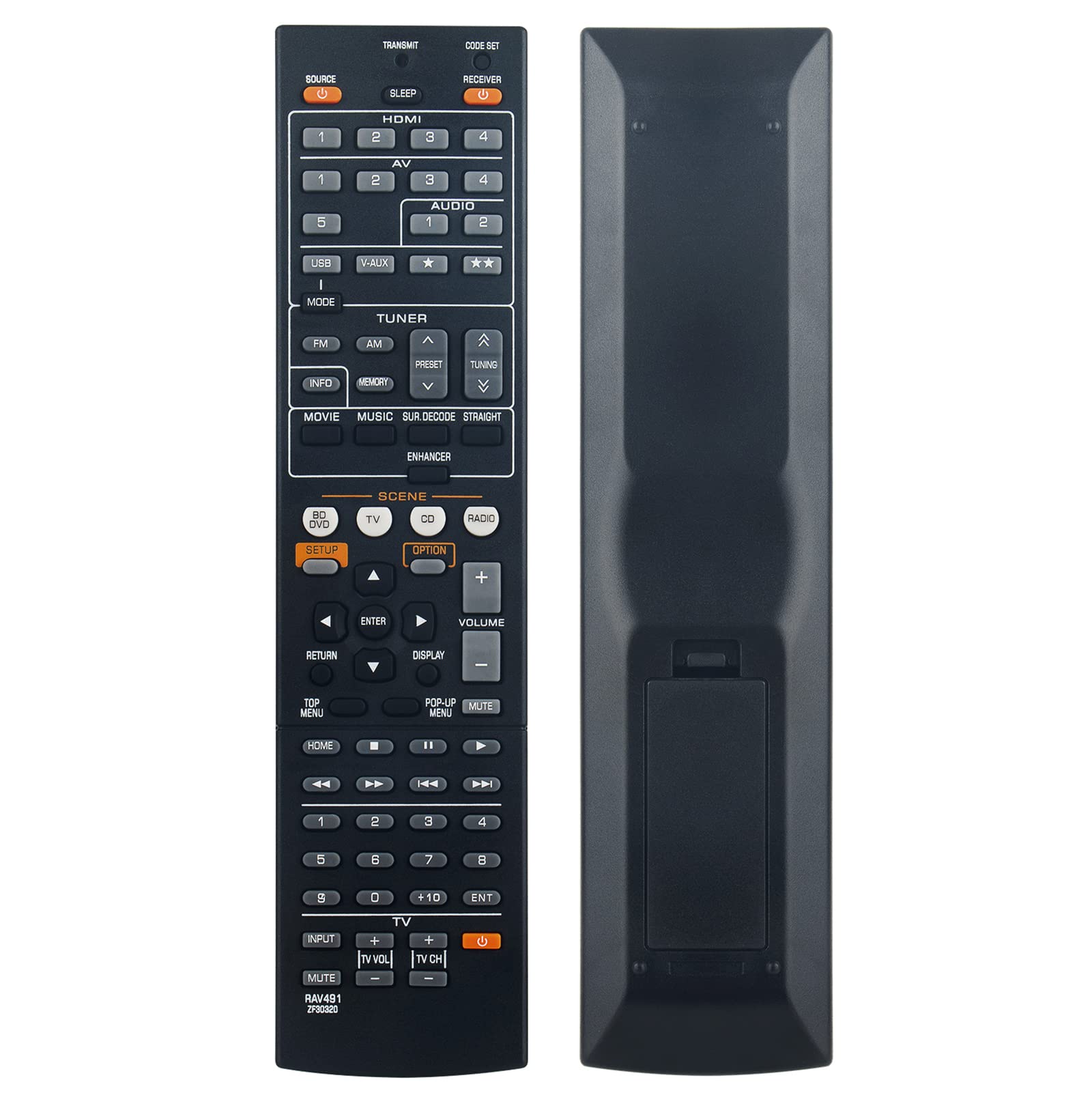 Allimity RAV491 ZF30320 Replacement Remote Control fit for Yamaha AV Receiver HTR-3066 HTR-3066BL HTR-4064 HTR-4064BL HTR-4066 HTR-6063 RX-V373BL RX-V375 RX-V375BL RX-V471 RX-V471BL RX-V475 RX-V667 (B0BLXLJTY2) Amazon Price History, Amazon Price Tracker
