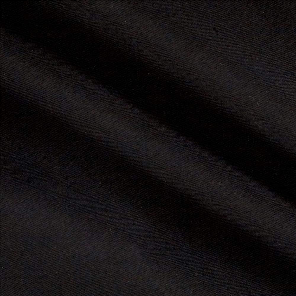 Polyester/Cotton Twill Black, Fabric by the Yard