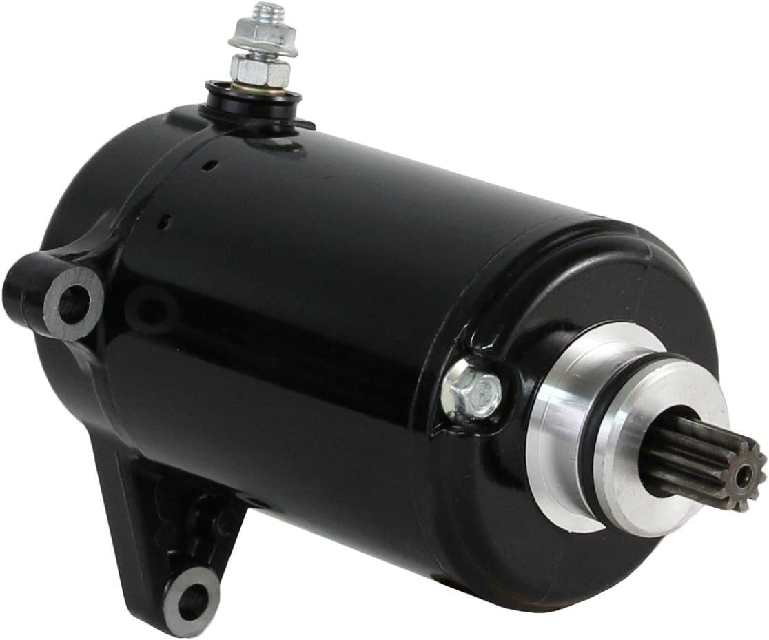 RAREELECTRICAL New Starter Motor Compatible with 1991-2003 Kawasaki Motorcycle Zx750 Ninja Zx-7R 21163-1193 128000-9640, 1280009640 EMS Ks-18 21163-1193, 211631193 Tucker Rocky 464164
