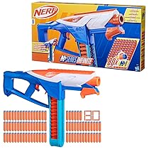 Hasbro Nerf N Series Blaster Infinite, Blaster di Plastica con 80 Dardi Nerf N1 Compatibili con i Blaster a Dardi Nerf N Series, Giocattolo per Bambini e Bambine dagli 8 Anni in Su