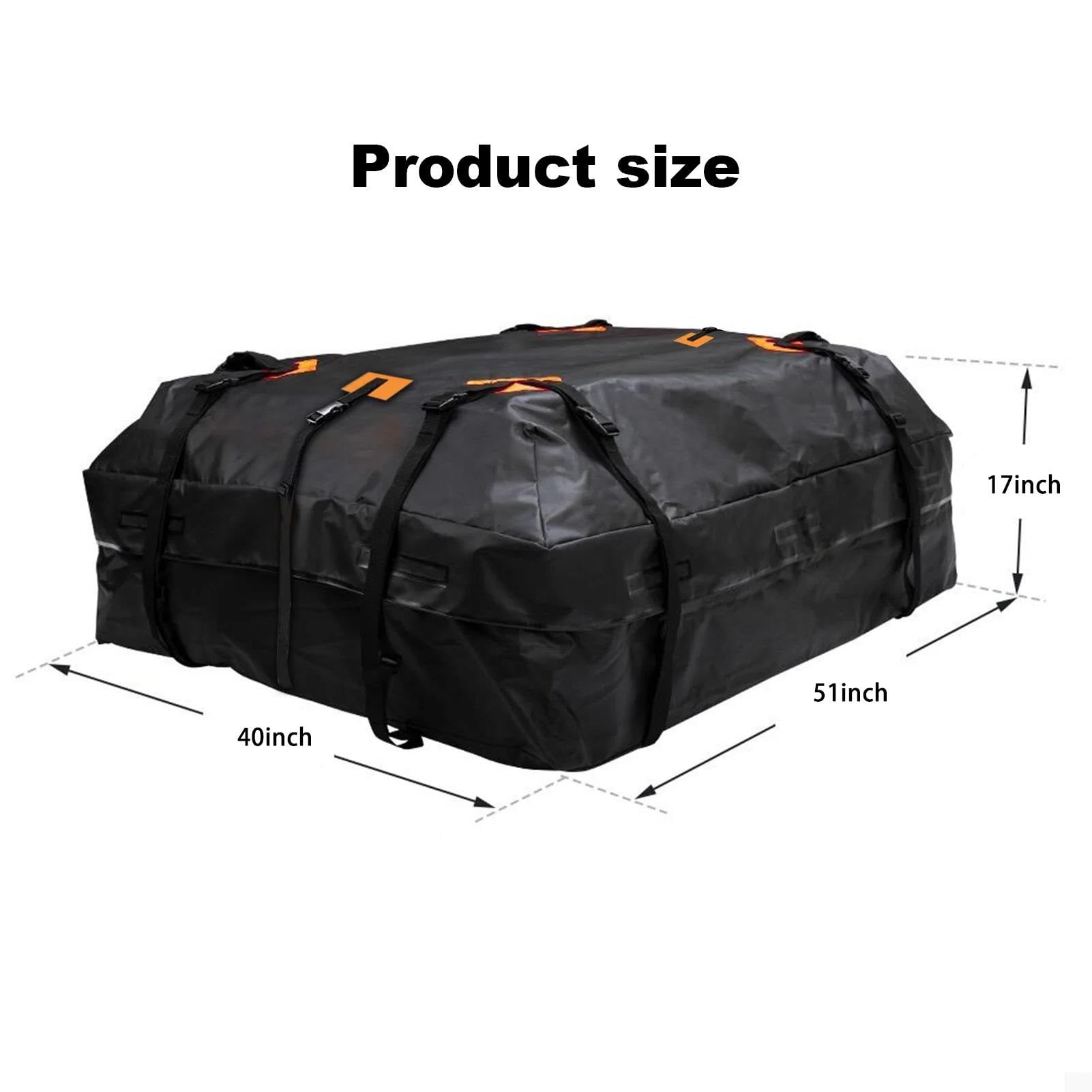 566L 600D Borsa Carico Impermeabile Tetto Dell'auto Borsa Portabagagli Universale Borsa Cubi Stoccaggio 20 Cubici Per Auto Con/senza Portapacchi Auto Portapacchi Barre Portatutto