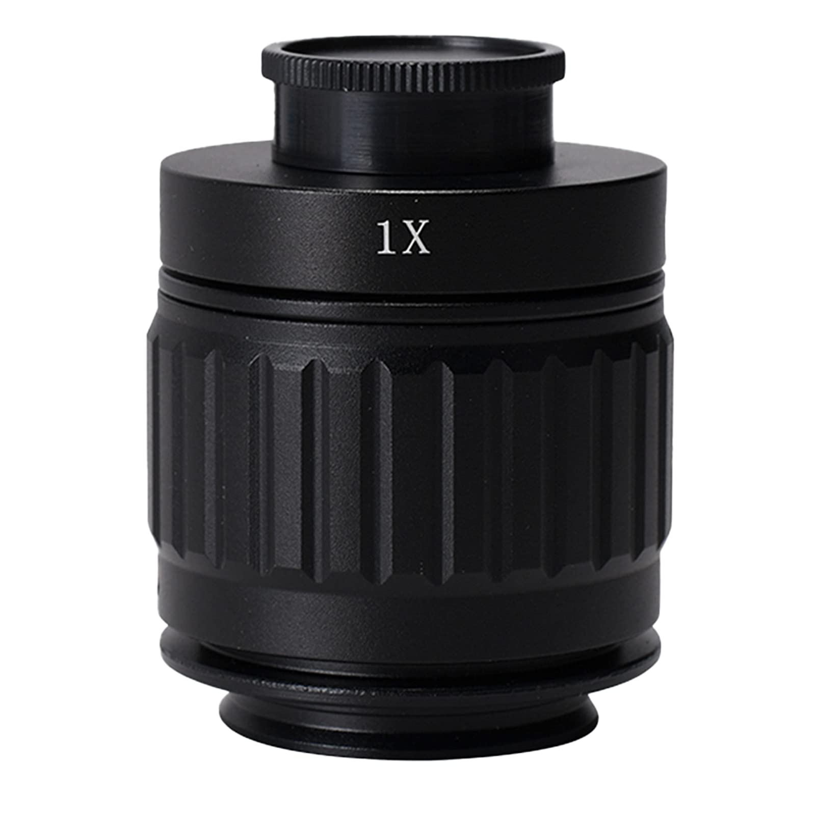 BuyWeek Mikroskop Objektiv Adapter, 1X 38 mm C-Mount Objektivadapter Trinokularer Stereomikroskoptubus(1X)