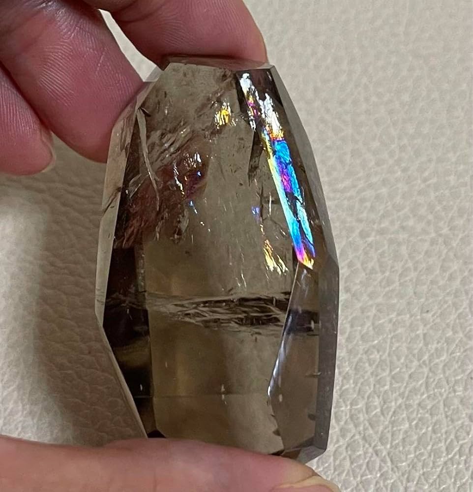 【たっぷりいちご】写真分　アイリススモーキー同梱 Amazon.co.jp: アイリス水晶 虹入 スモーキークォーツ