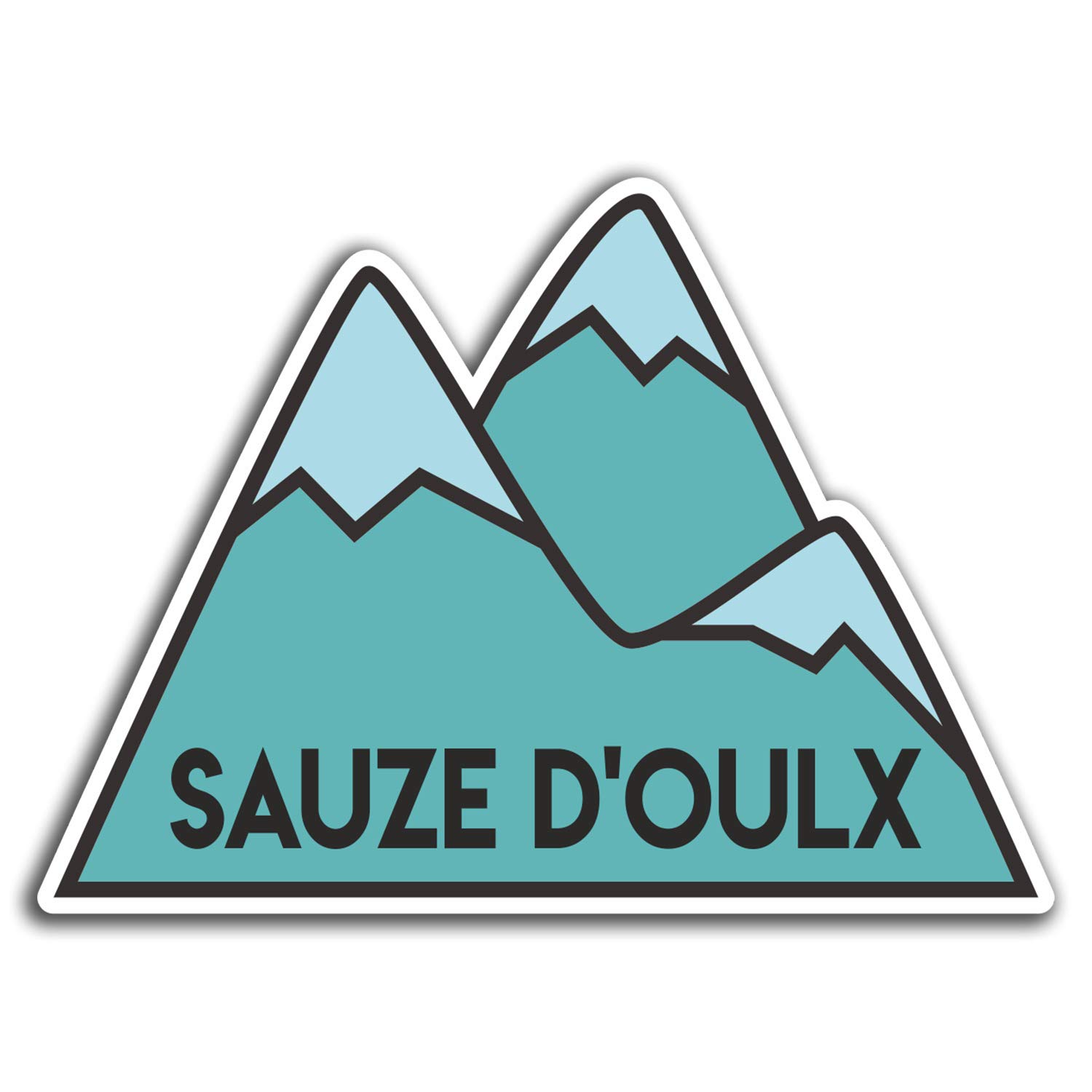 2 x 10cm Sauze D'Oulx Italy Vinyl Stickers - Fun Sticker Laptop Luggage #32428 (10cm Wide)