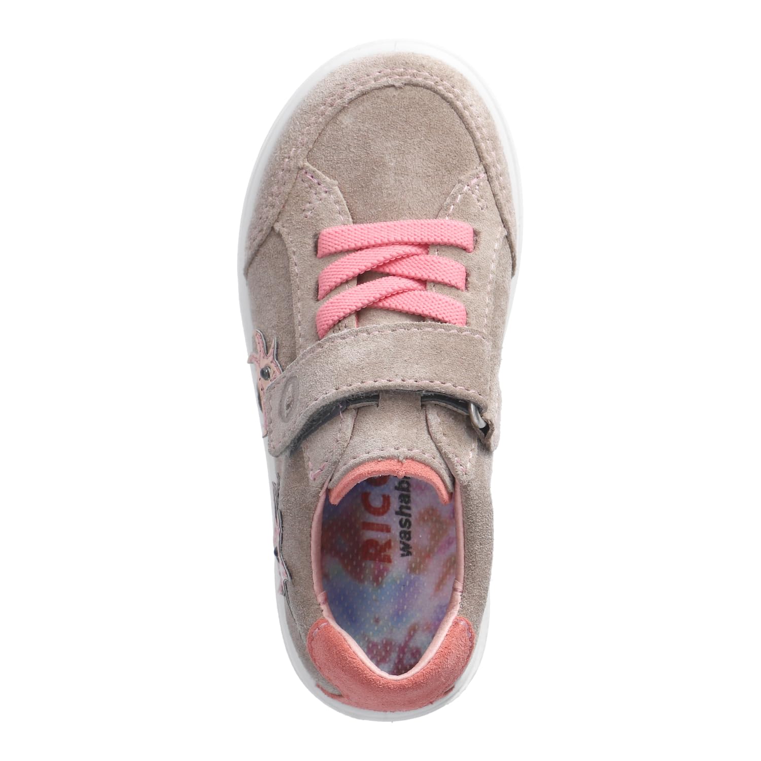 RICOSTA Dziewczęce Low-Top Sneaker IVY, półbuty dziecięce, szerokość: średni, luźna wkładka, migające światło