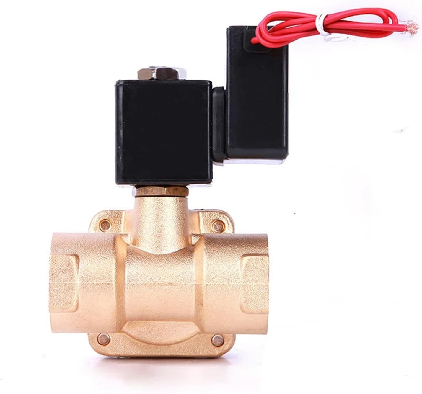1" Normally Closed Brass High Pressure 16 Bar Non Hot Solenoid Valve 110V 24V 12V 24v(G_110VAC_VIT-SEAL)