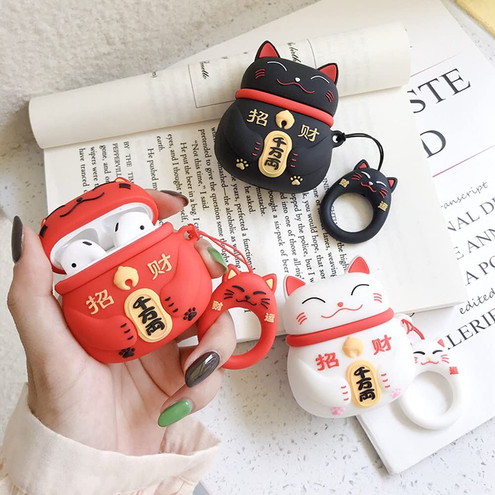Coque 3D Mignonne Pour AirPods Pro 3 Avec Porte-clés - Silicone Souple Motif Animal - Inclus Kit De Nettoyage