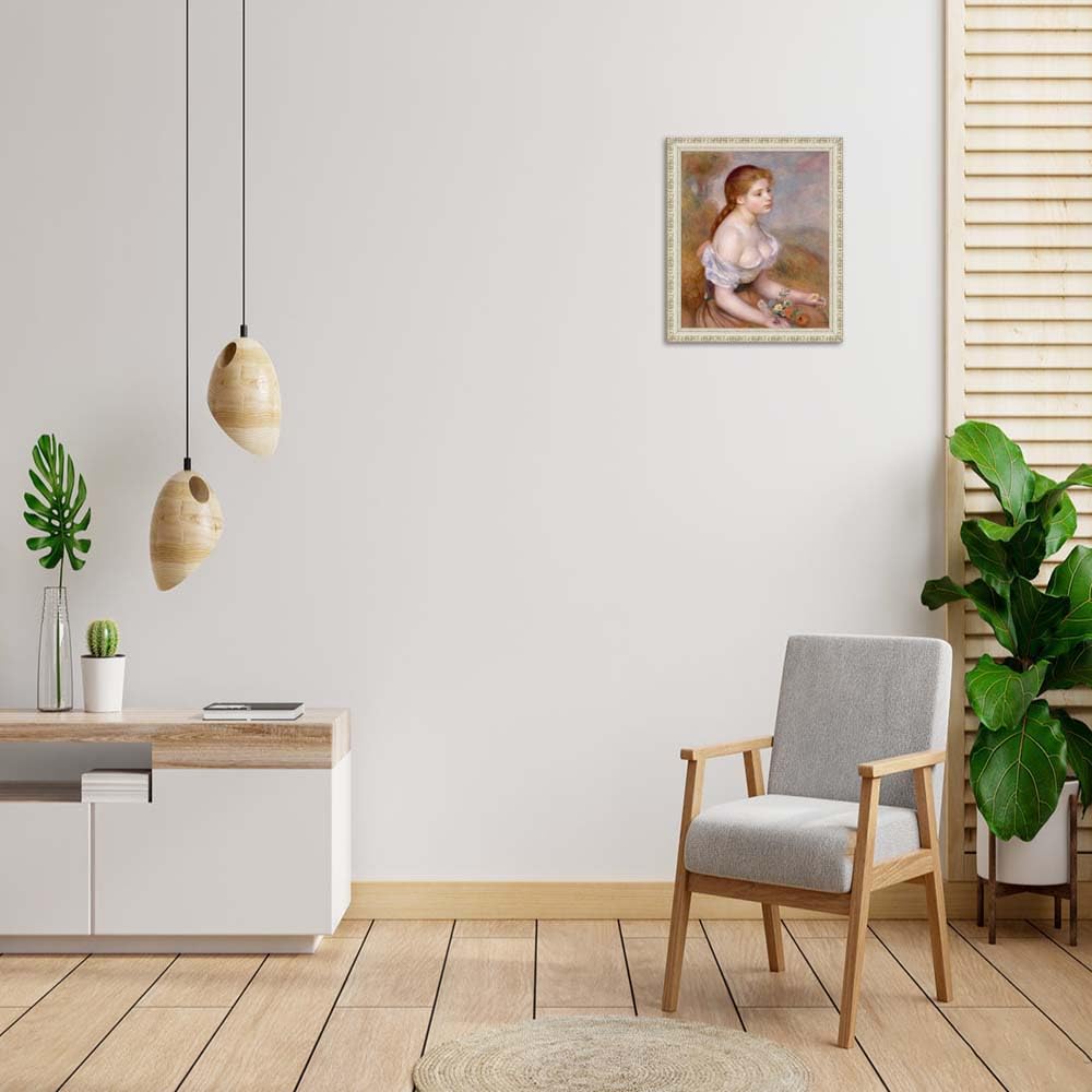 ルノワール「ヒナギクを持つ少女」 絵画 人物画 ルノワール ヒナギクを持つ少女 - メルカリ