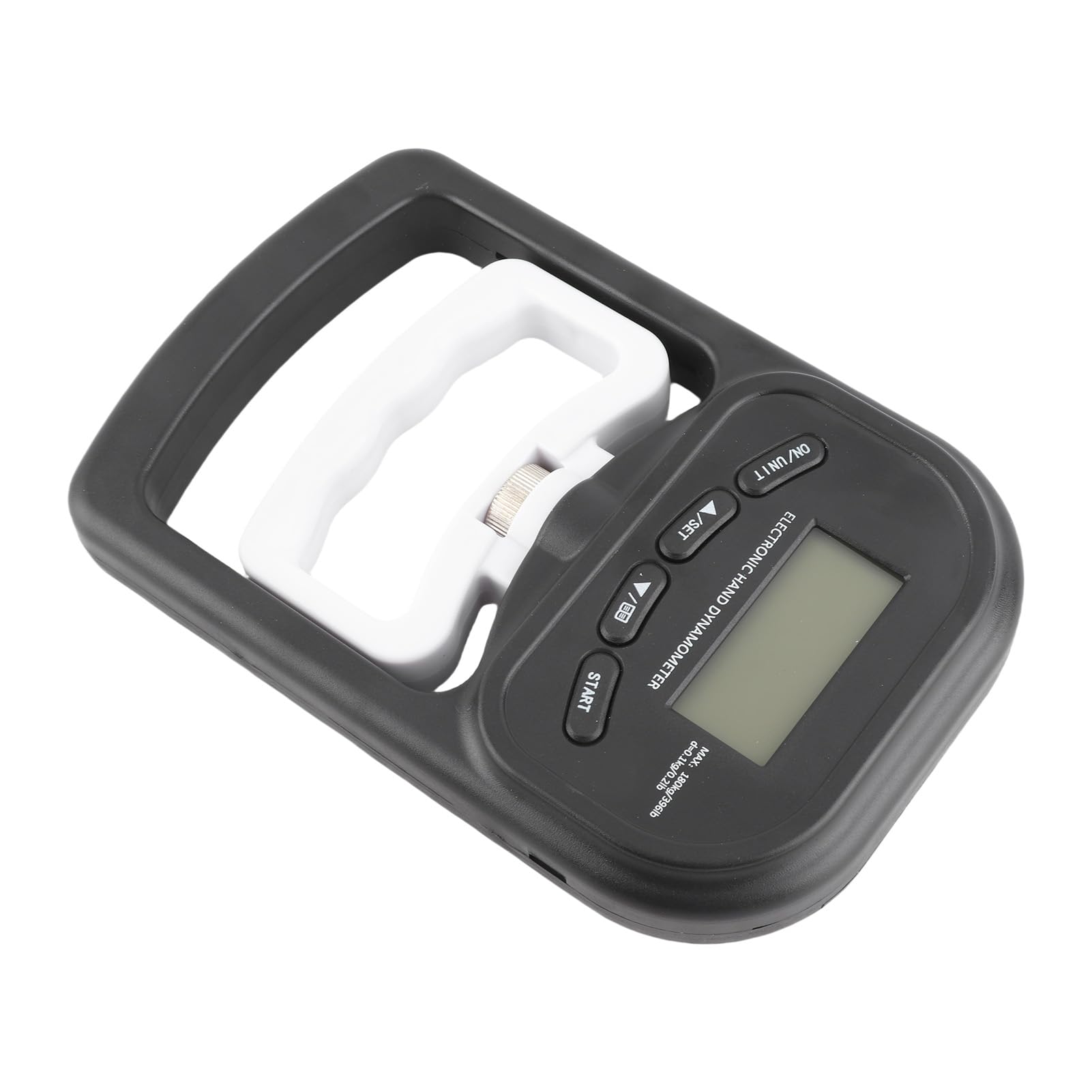 Fabater Tester di Forza di Presa, Dinamometro Manuale Digitale da 396 Libbre 180 Kg, Tester di Forza di Presa Ergonomica con Manopola Regolabile e Display LCD per Palestra di Allenamento Sportivo e