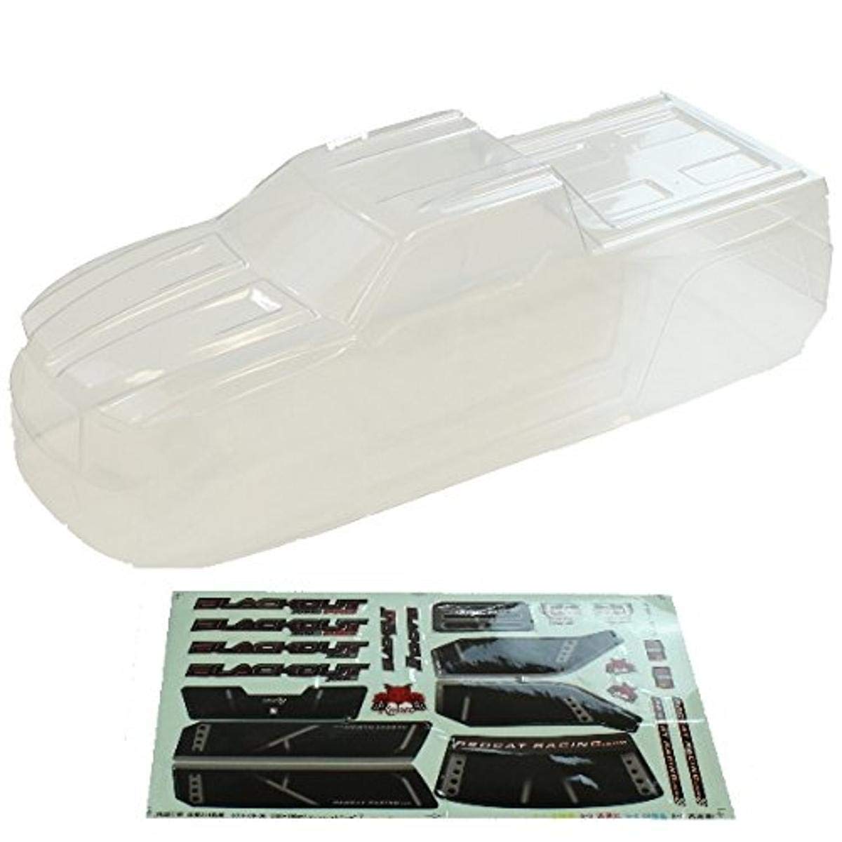 Amazon.com: Redcat Racing BS214-003T-C 1/10 Scale Clear Blackout