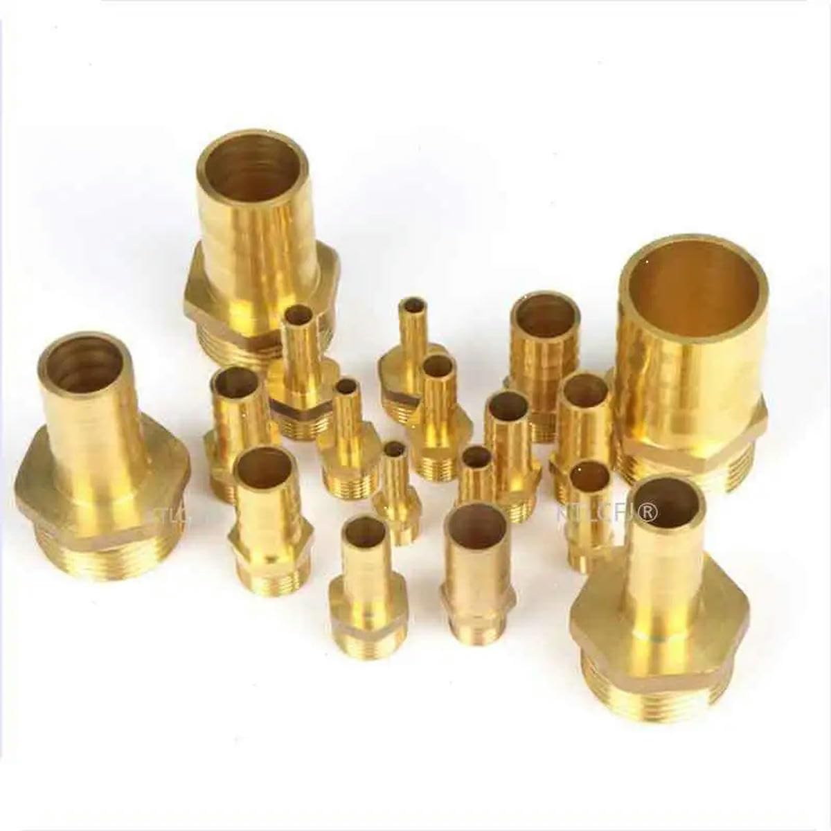 Raccordo per tubo in ottone 4mm 6mm 8mm 10mm 12mm Tubo flessibile con