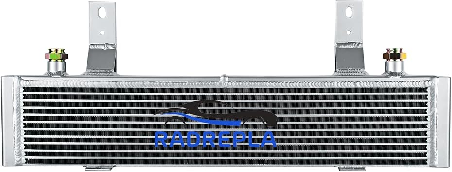 124063000 Heavy Duty Transmission Cooler Bar+Plate for 2011-2014 Chevy Chevrolet GM GMC 2500 3500 2500HD 3500HD V8 6.6L LML Duramax Diesel Oil Cooler Kit 2012 2013 11 12 13 14