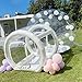 USA Warehouse Inflatable Bubble House Outdoor Transparent Commercial Grade Tarpaulin PVC Bubble Tent House with Blower Clear Dome Balloon Garden Tent, 10FT Diameter Bubblen, 6FT Tunnel