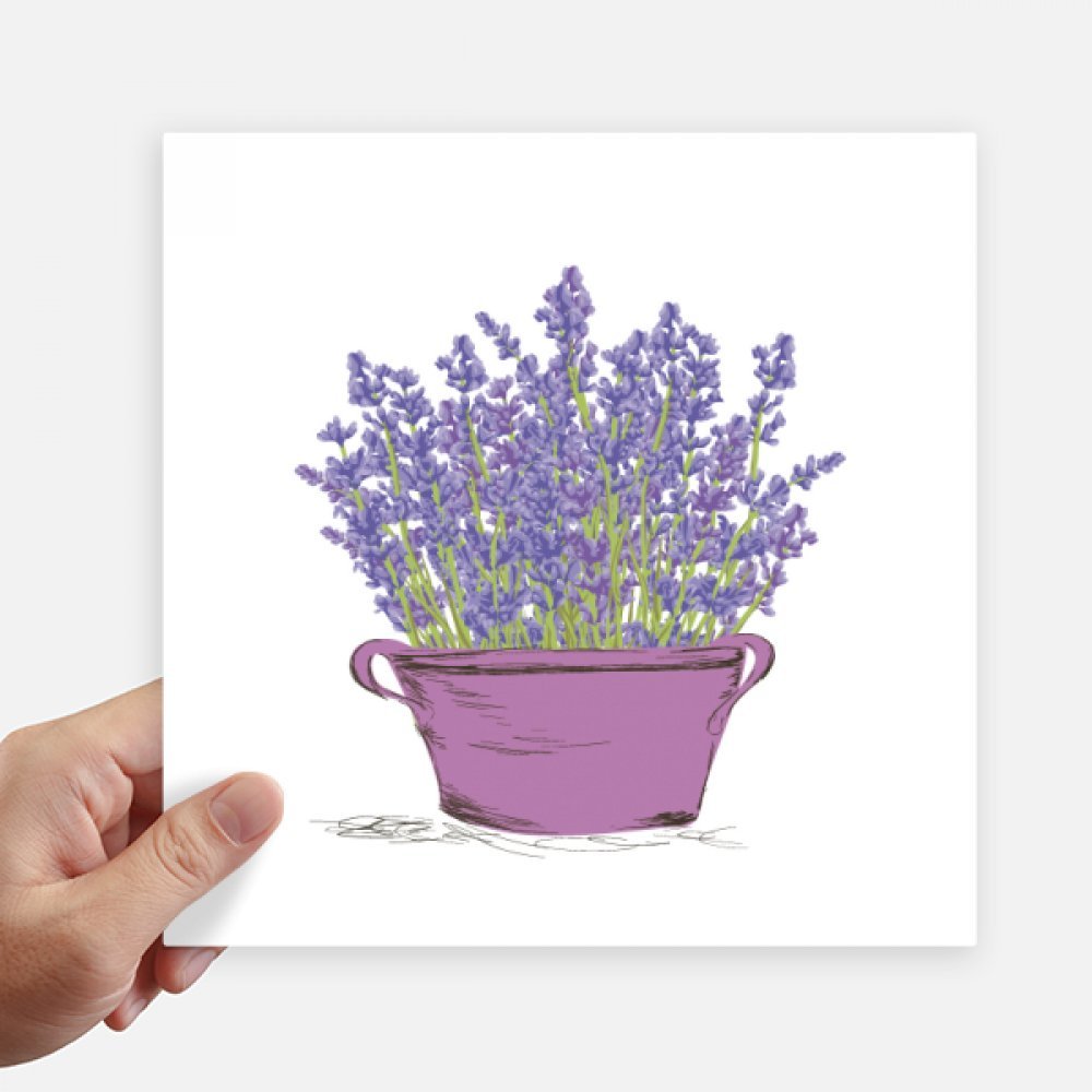 Pegatinas de lavanda púrpura para personalizar tu maleta de viaje y la moto en tus escapadas